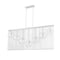 Z-Lite Contour 7 Light Chandelier, White & Gloss White 801-7L-WH - alternate 5